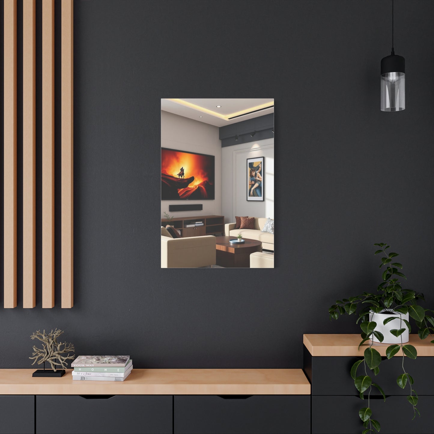 Supreme Home Theatre Decor Art Collection Wall Art & Canvas Print