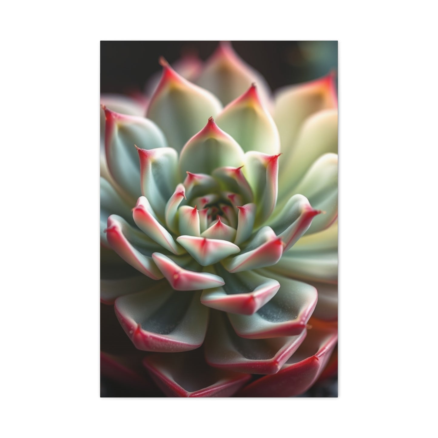 Succulent Art Refined Canvas Wall Art & Canvas Print