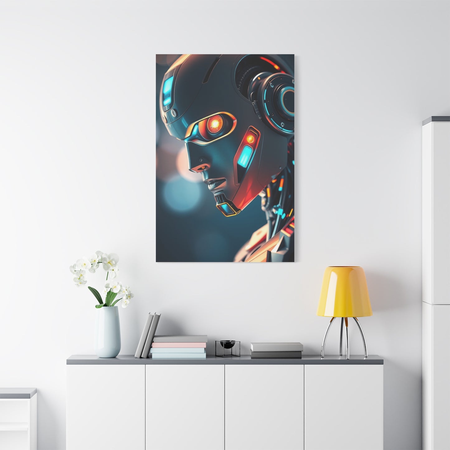 Masterpiece Robot Art Vision Wall Art & Canvas Print