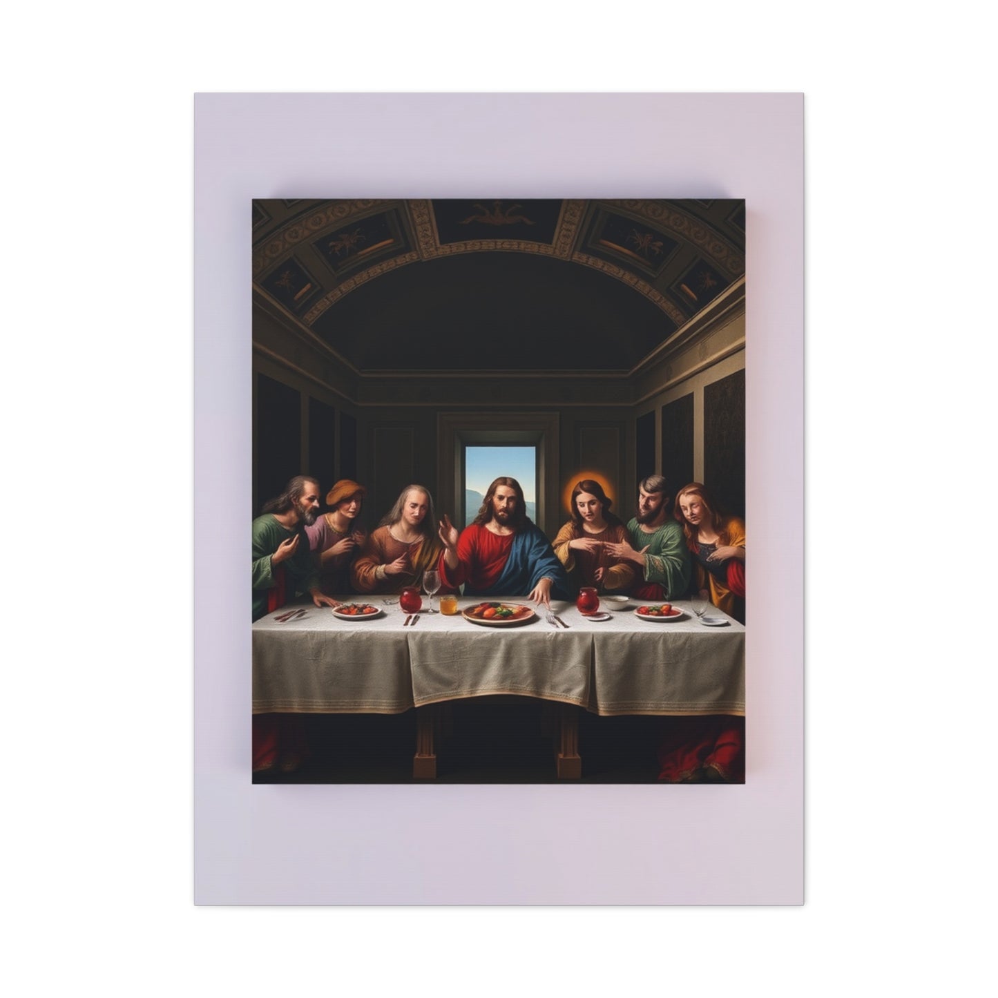 Vision The Last Supper Art Art Wall Art & Canvas Print