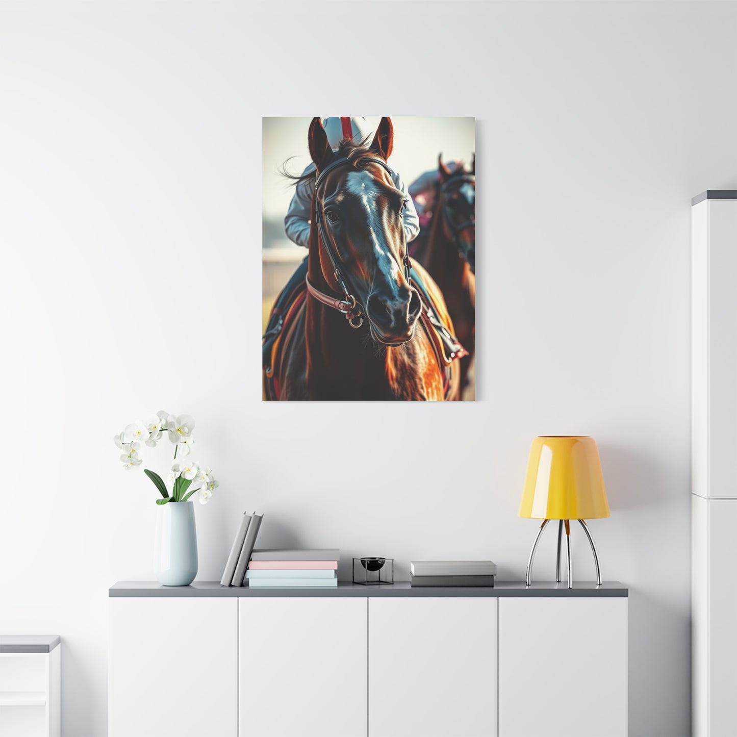 Masterpiece Horse Racing Art Vision Wall Art & Canvas Print