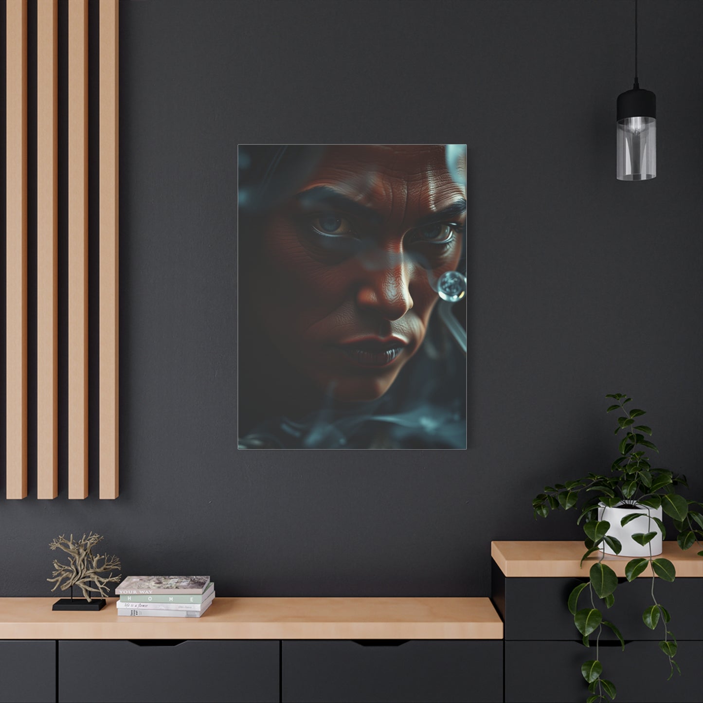 Shadowed Allure Canvas Wall Art & Canvas Print