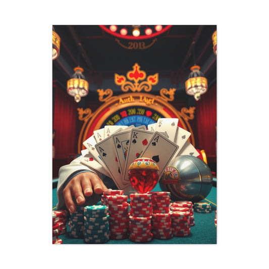 Gambling & Casino Art Refined Canvas Wall Art & Canvas Print