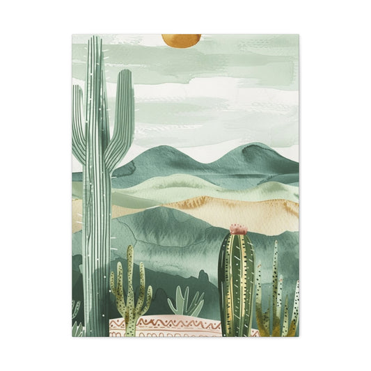 Desert Scenery Painting Wall Art & Canvas Prints