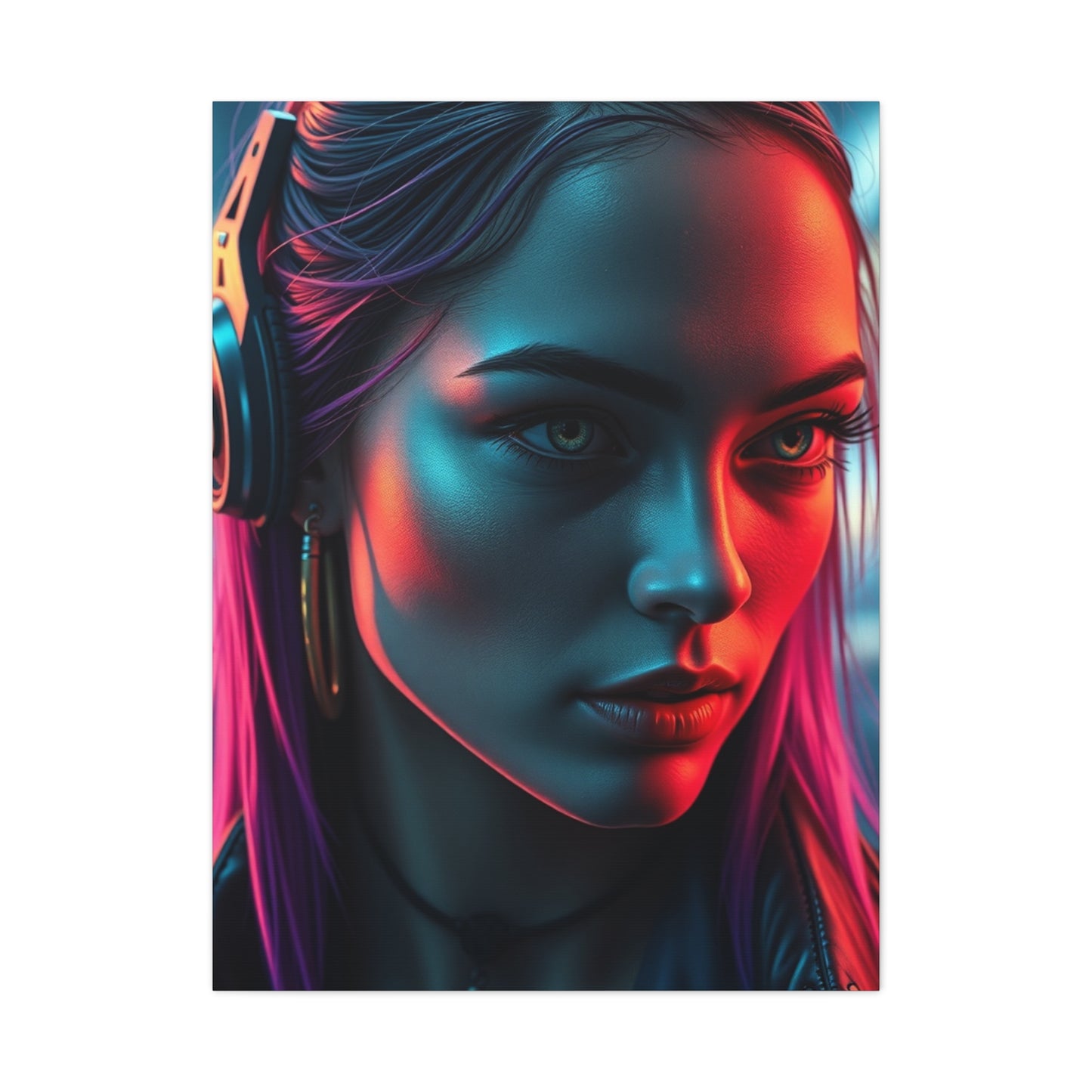 Neon Reverie Canvas