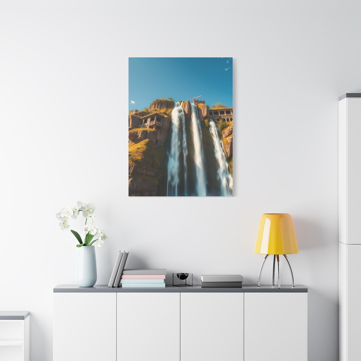 Cascading Elegance Canvas Wall Art & Canvas Print