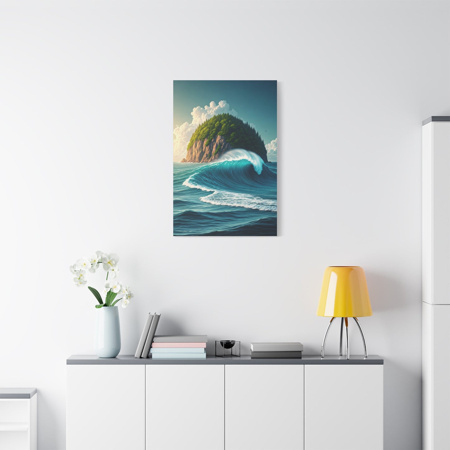 Island Wave Sanctuary Wall Art & Canvas Prints