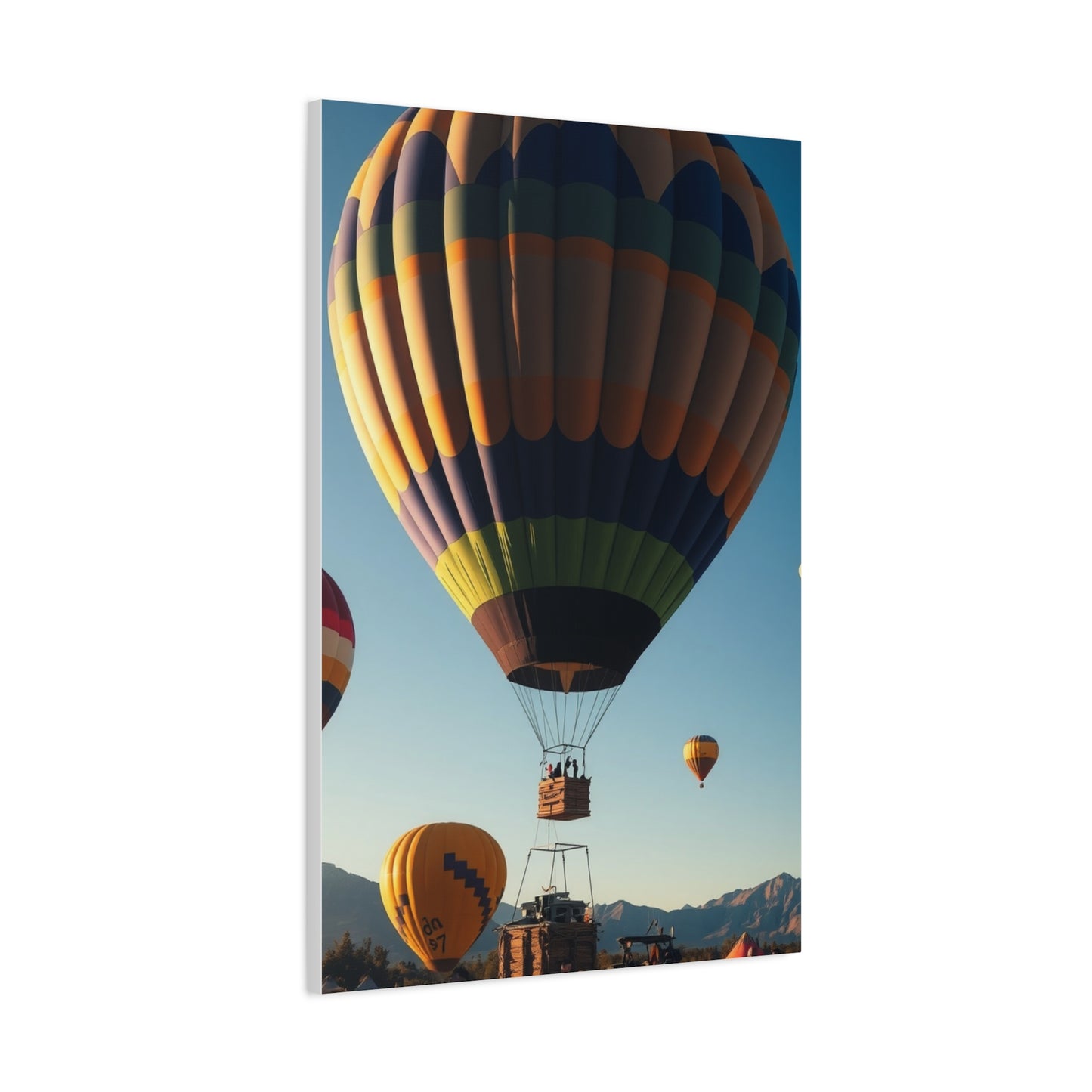 Vision Hot Air Balloon Art Art Wall Art & Canvas Print