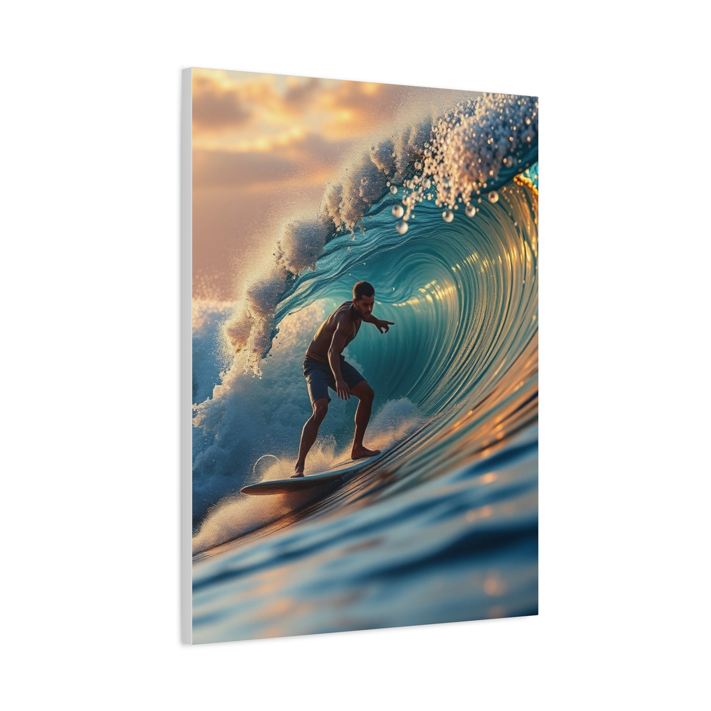 Wave Symphony Canvas Wall Art & Canvas Print