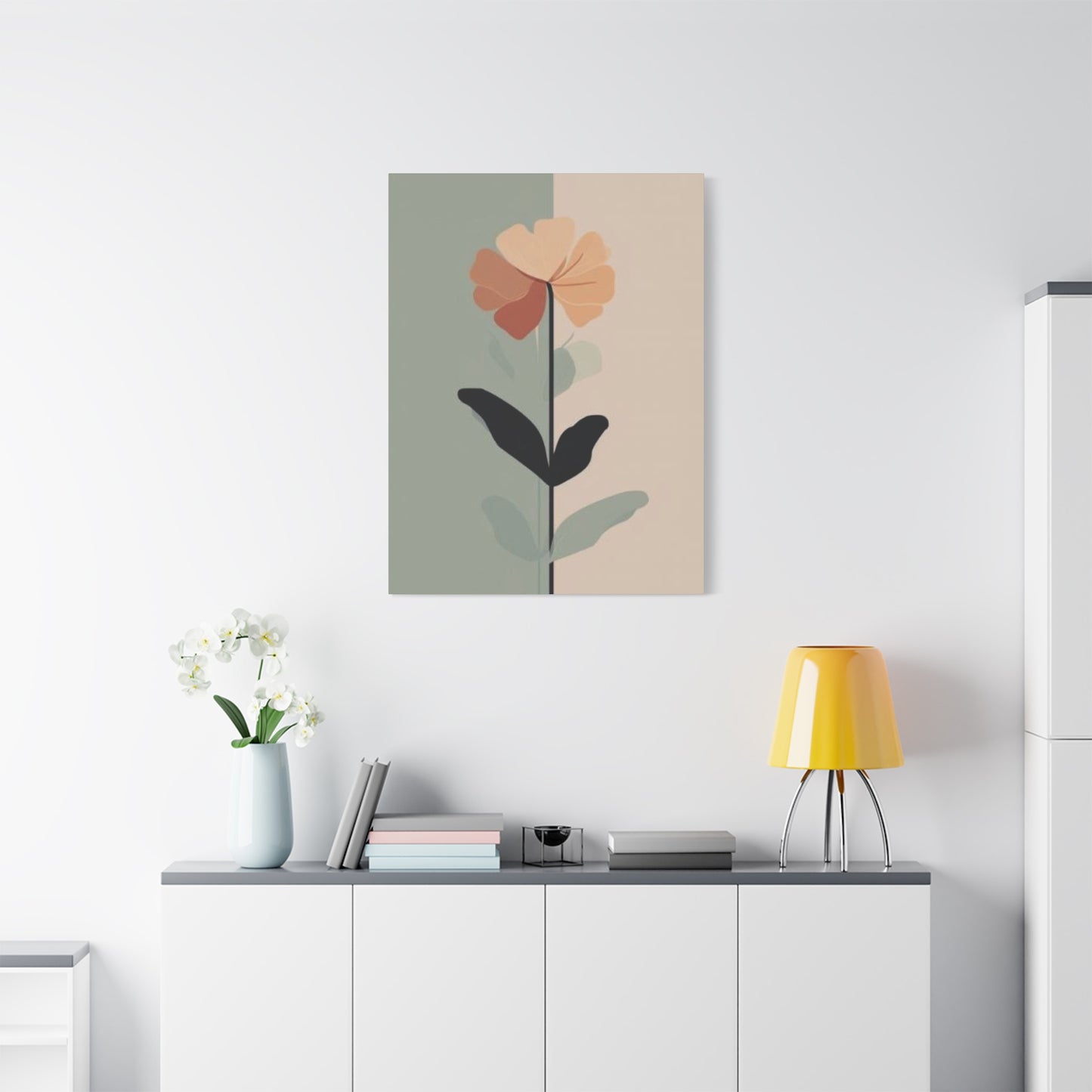 Pink Flower Entryway Wall Art & Canvas Prints
