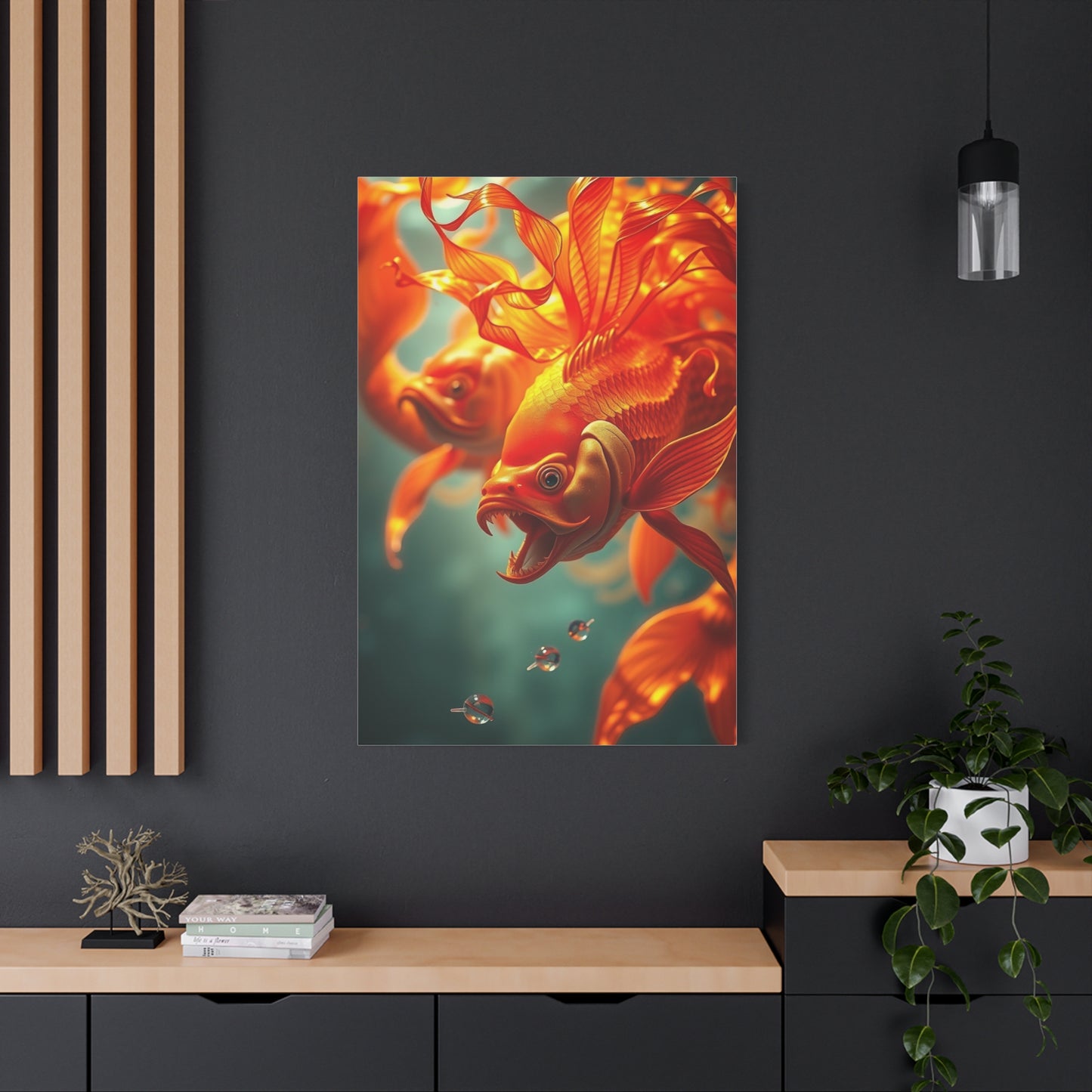 Ethereal Fins Elegance wall art & canvas print
