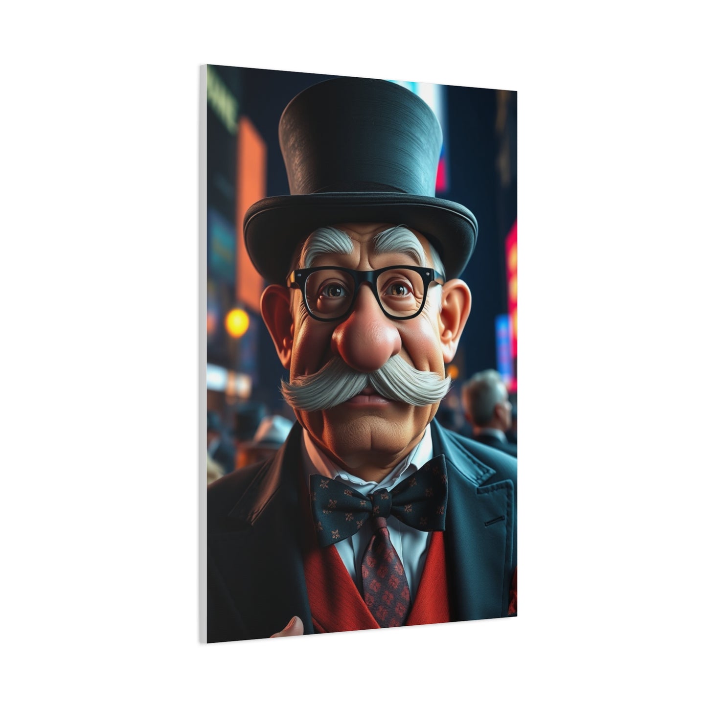 Rich Uncle Pennybags Art Supreme Gallery Wall Art & Canvas Print