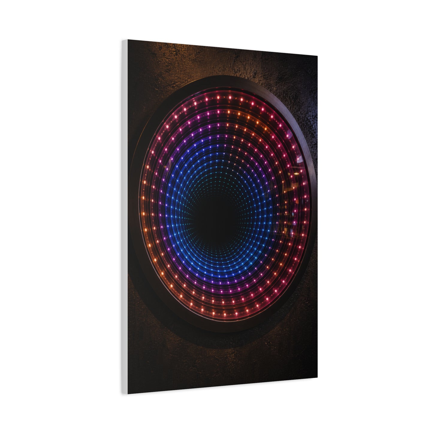 Infinity Neon Tunnel Mirror Wall Art & Canvas Print