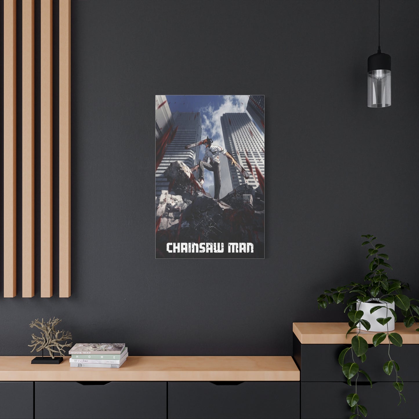Chainsaw Man Poster Wall Art & Canvas Print