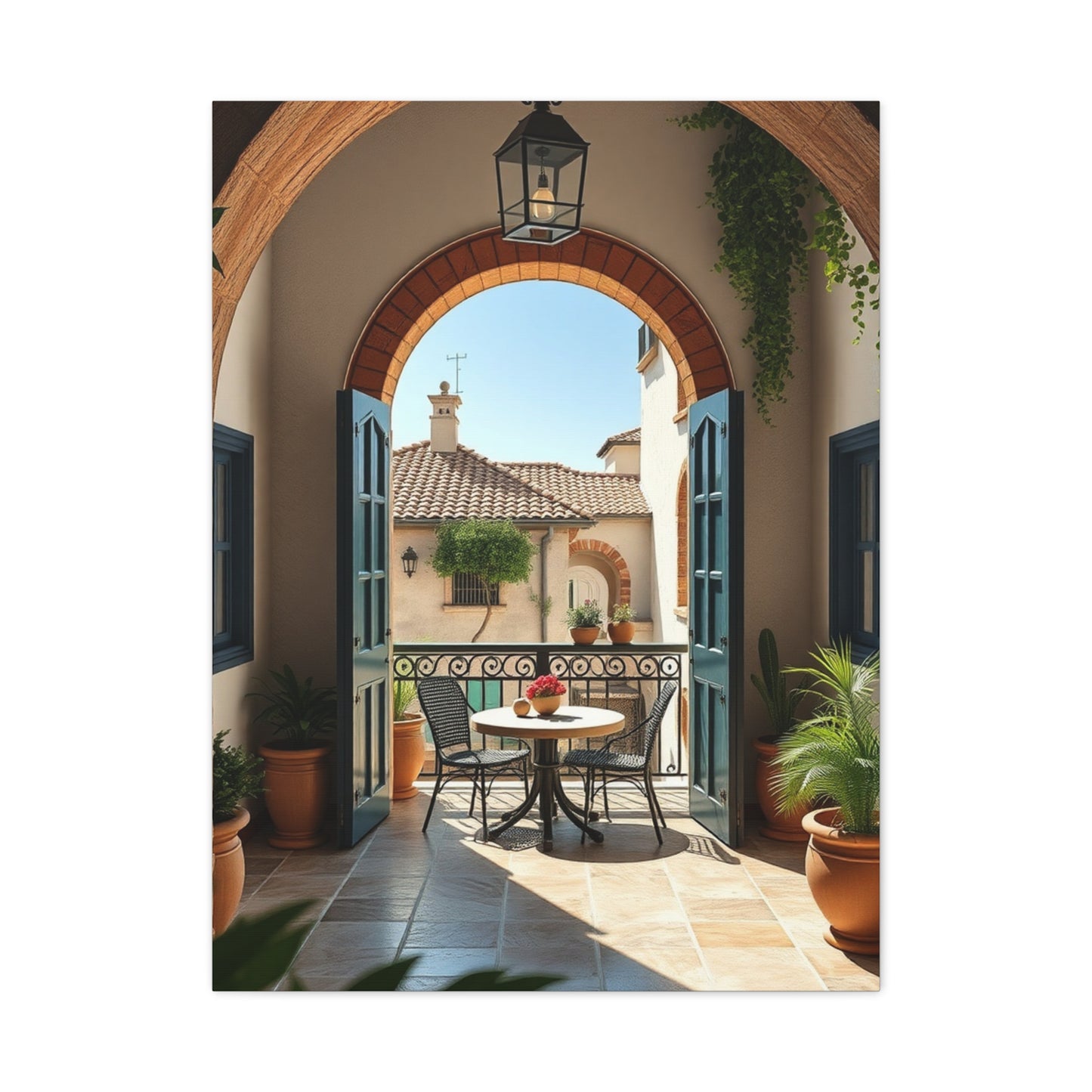 Mediterranean Decor Art Refined Canvas Wall Art & Canvas Print