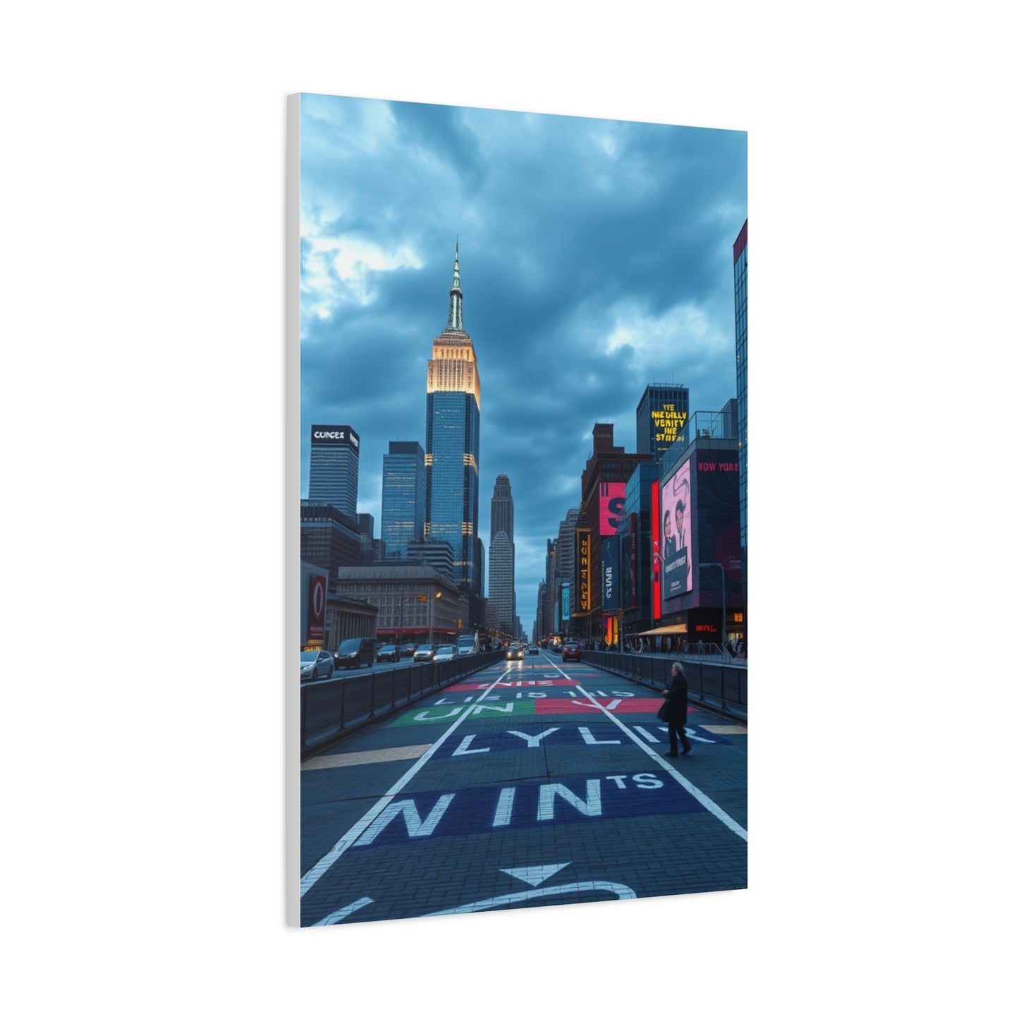 Manhattan Twilight Panorama Wall Art & Canvas Print