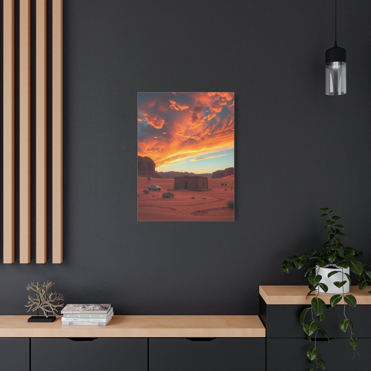Celestial Desert Tapestry Wall Art & Canvas Print