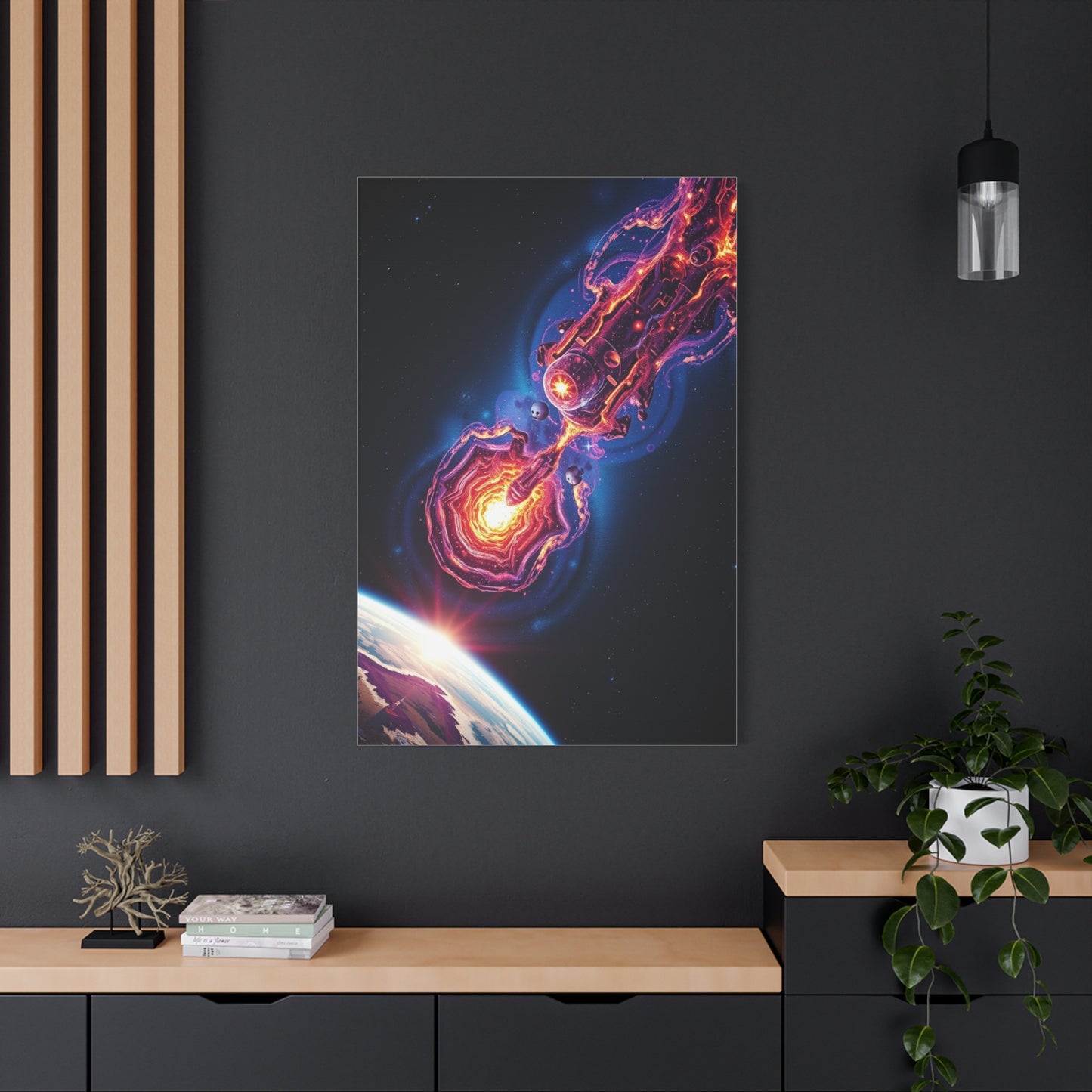 Stardust Symphony Canvas Wall Art & Canvas Print