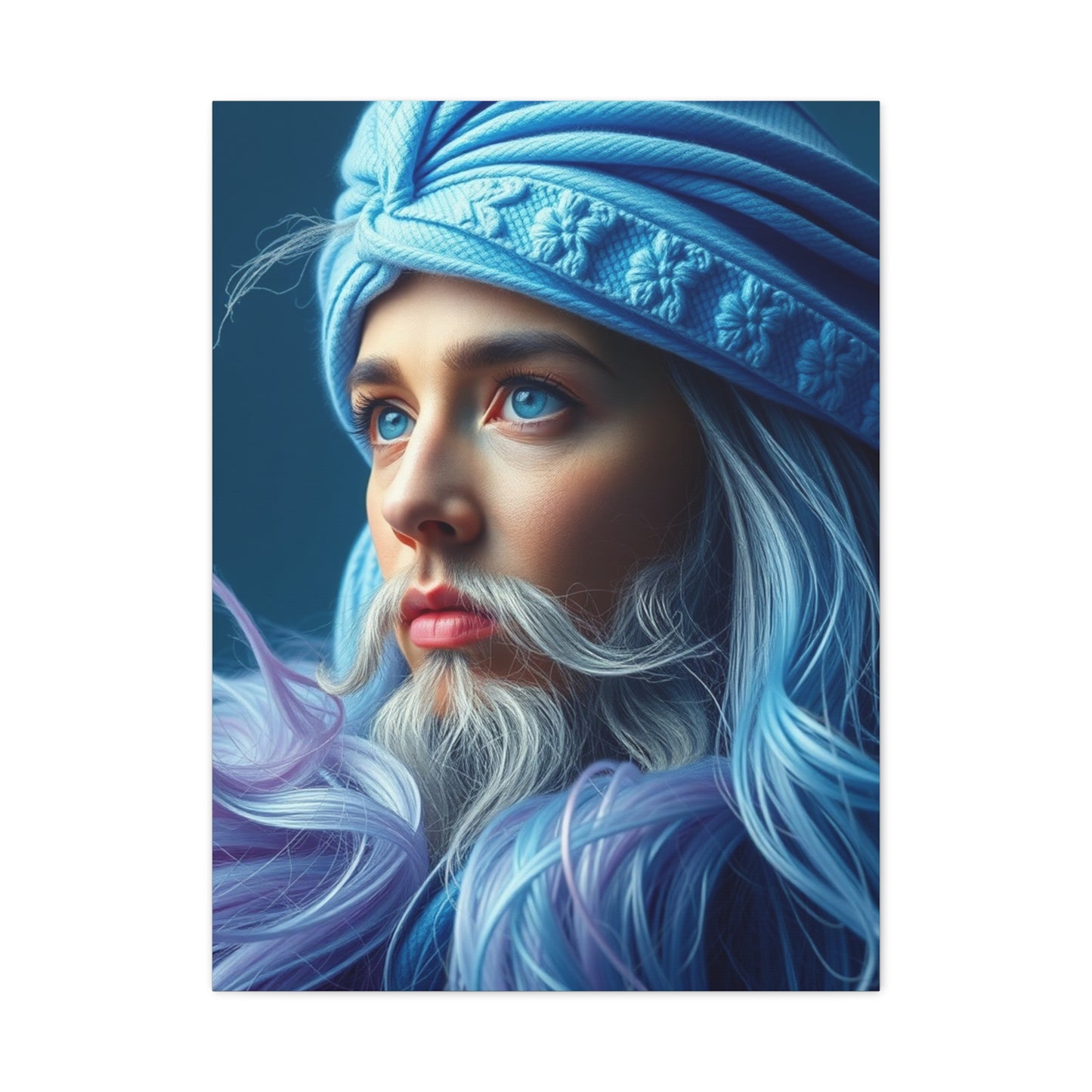 Blue & Gray Art Supreme Gallery Wall Art & Canvas Print