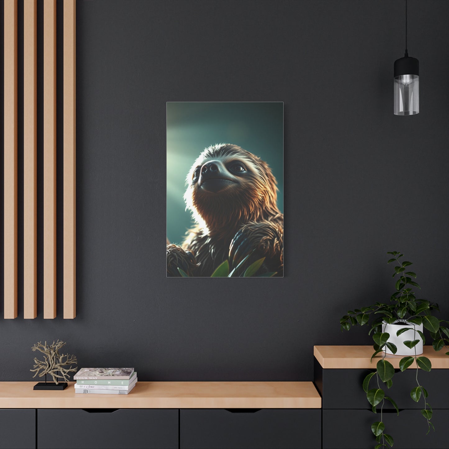 Sloth Art Refined Canvas Wall Art & Canvas Print