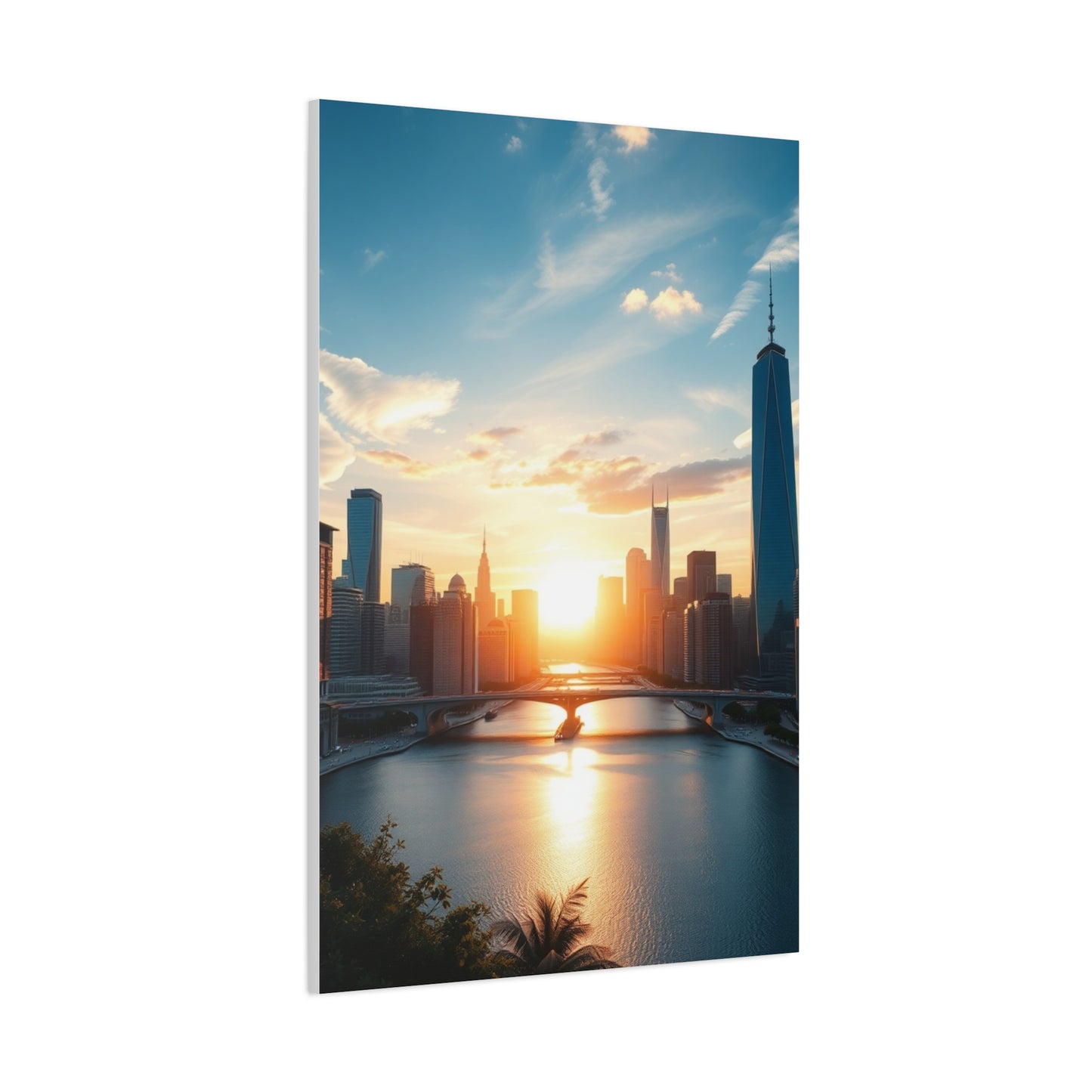 Skyline Grandeur Canvas Wall Art & Canvas Print