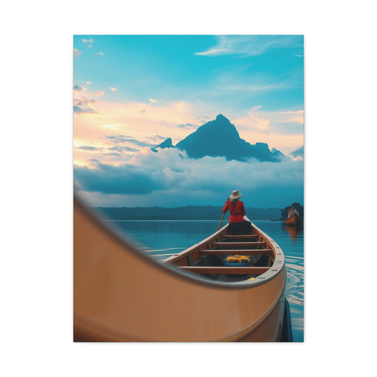 Masterpiece Canoe Art Vision Wall Art & Canvas Print