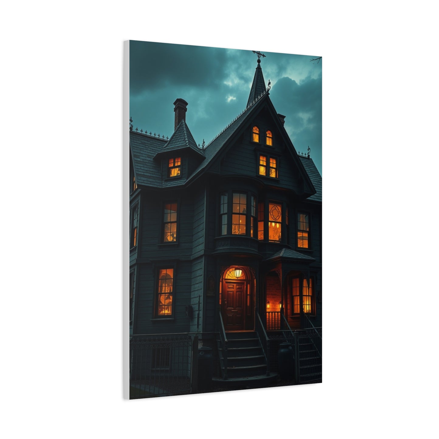 Vision Haunted House Art Art Wall Art & Canvas Print
