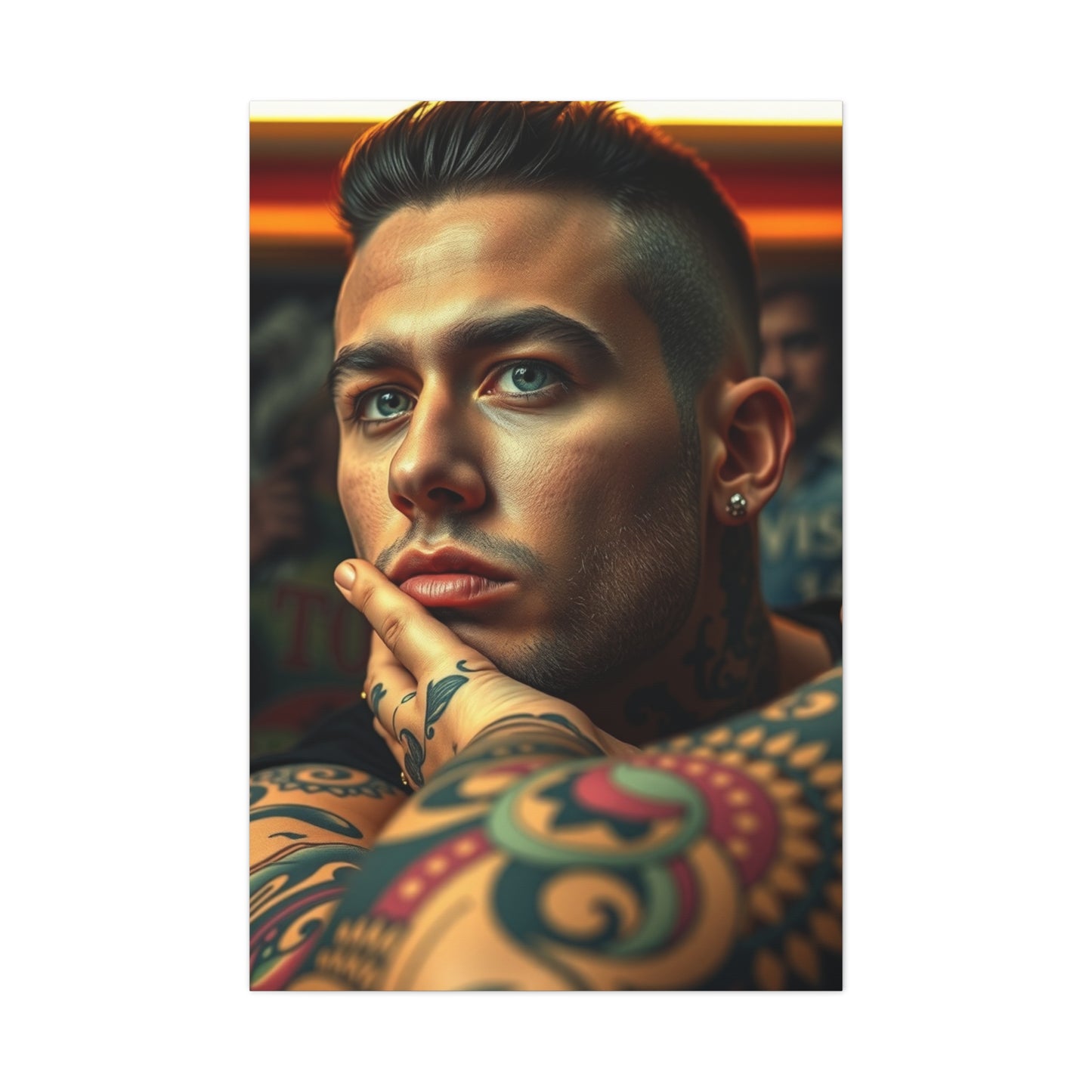 Tattoo Parlor Art Refined Canvas Wall Art & Canvas Print
