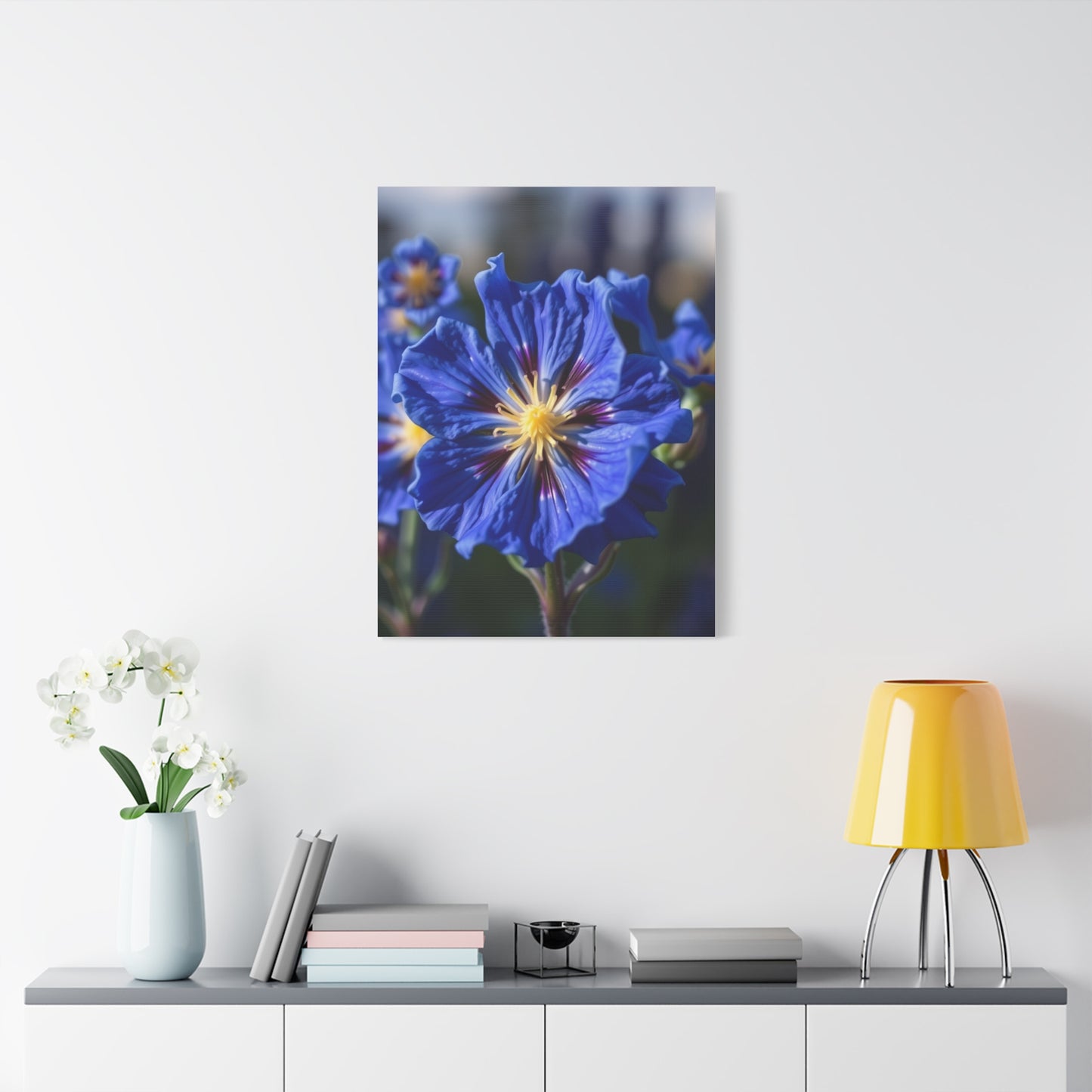 Elite Bluebonnet Flower Art Vision Wall Art & Canvas Print