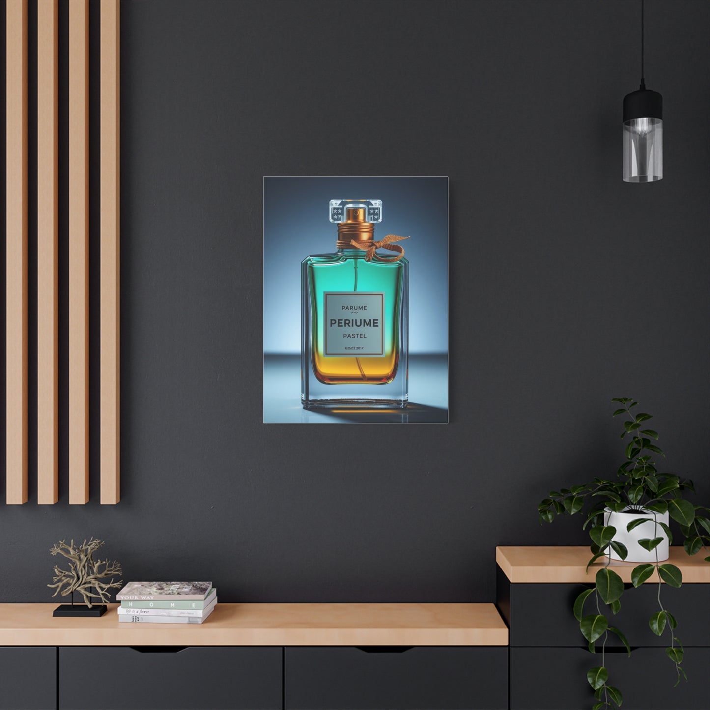 Perfume Bottle Art Refined Canvas Wall Art & Canvas Print