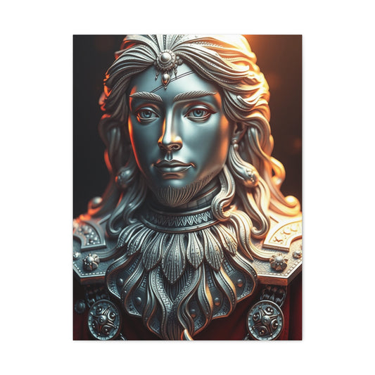 Argent Elegance Canvas wall art & canvas print