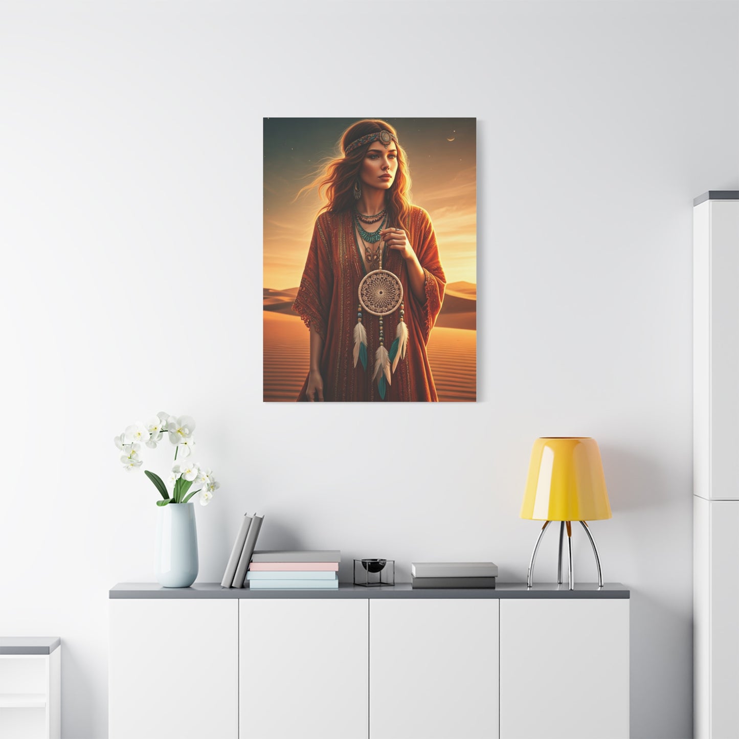 Desert Dreamer with Dreamcatcher Wall Art & Canvas Prints
