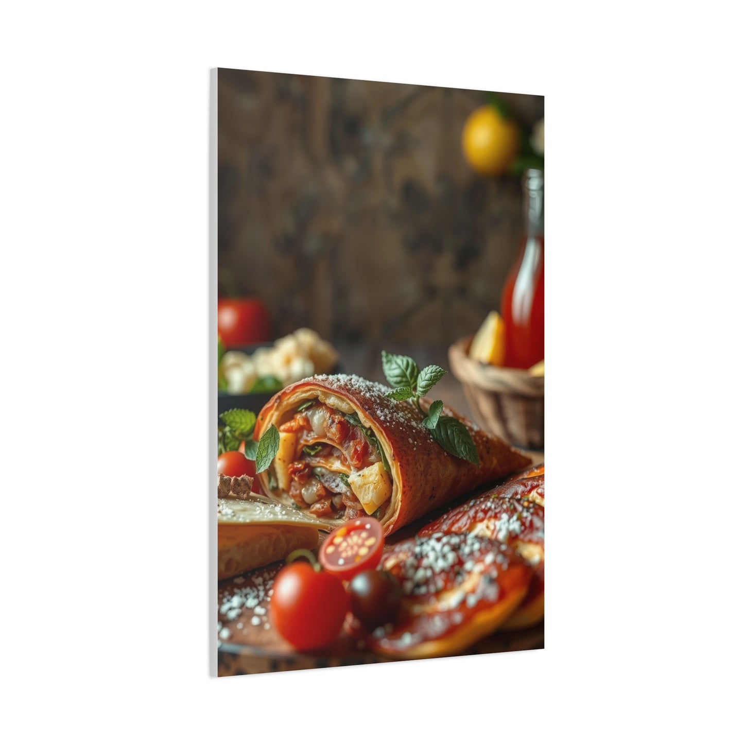 Italian Food Art Luxury Canvas Wall Art & Canvas Print