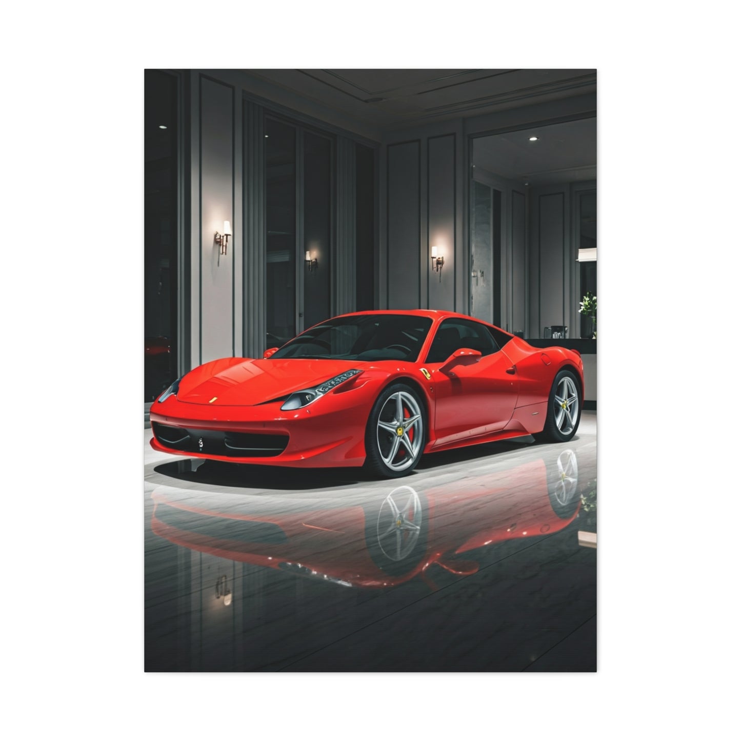 Ferrari 458 Italia European Supercar Elegance Wall Art & Canvas Prints