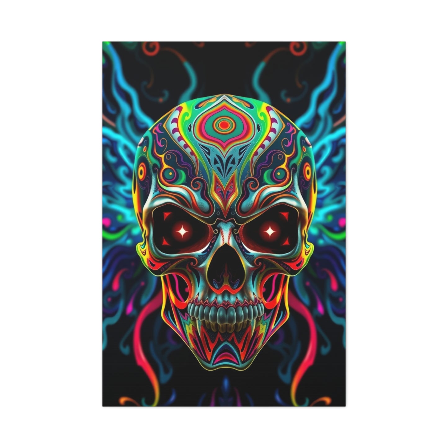 Enigmatic Skull Spectacle Wall Art & Canvas Print