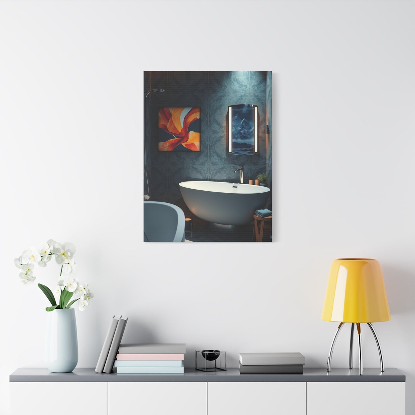 Refined Bath Sanctuary Art Wall Art & Canvas Print