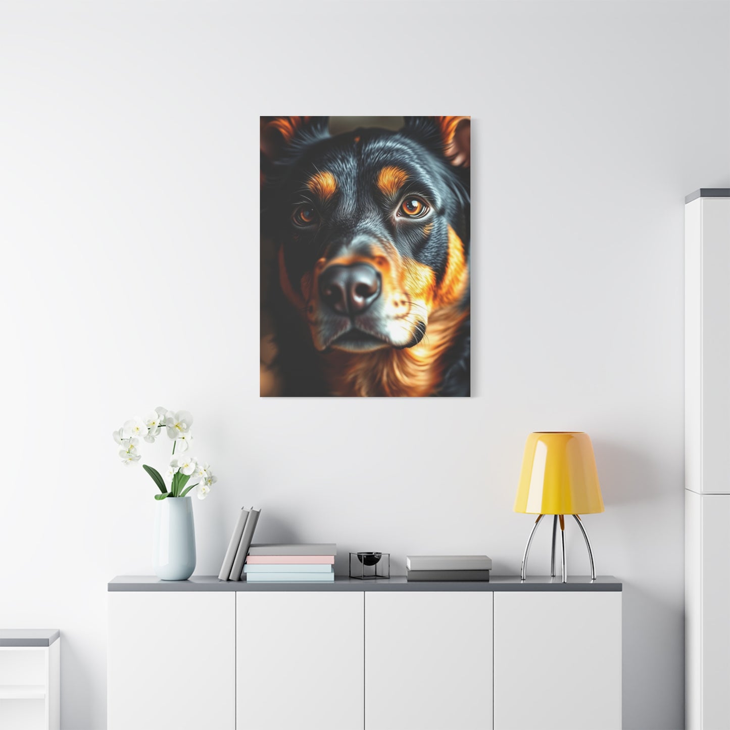 Black and Tan Art Refined Canvas Wall Art & Canvas Print