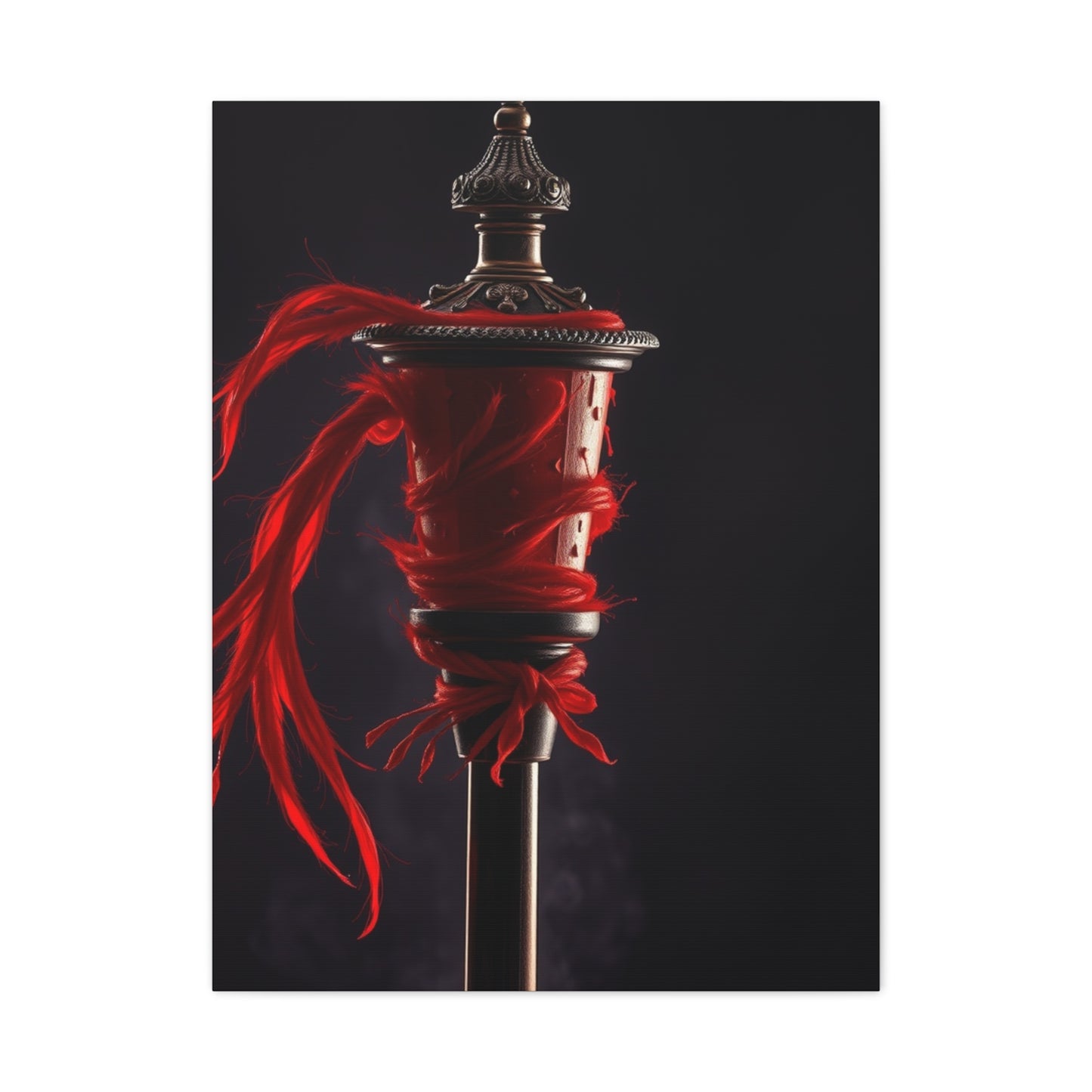 Crimson Symphony Canvas Wall Art & Canvas Print