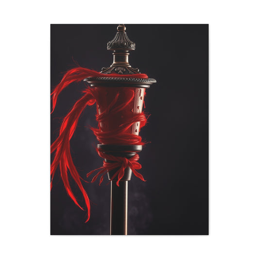 Crimson Symphony Canvas Wall Art & Canvas Print