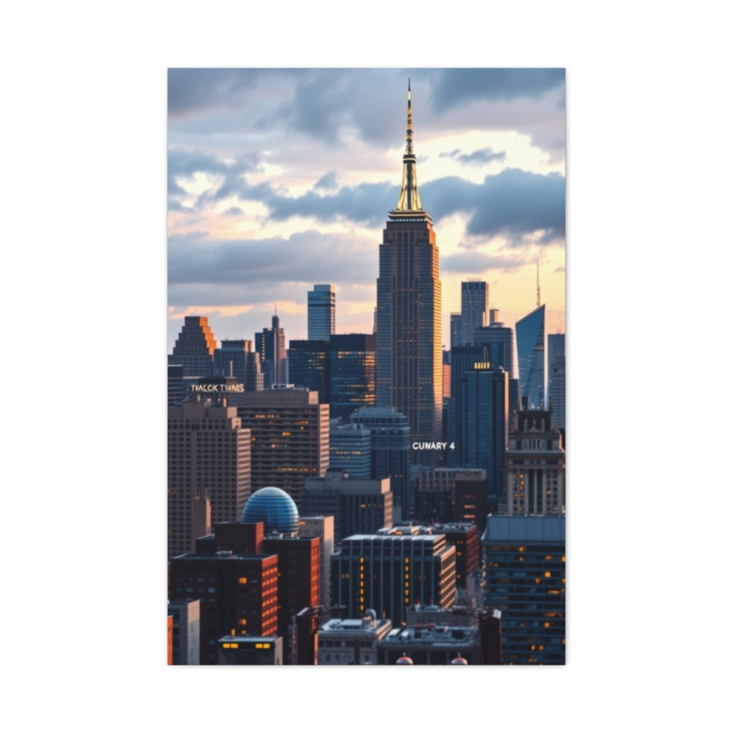 NYC Skyline Art Supreme Gallery Wall Art & Canvas Print