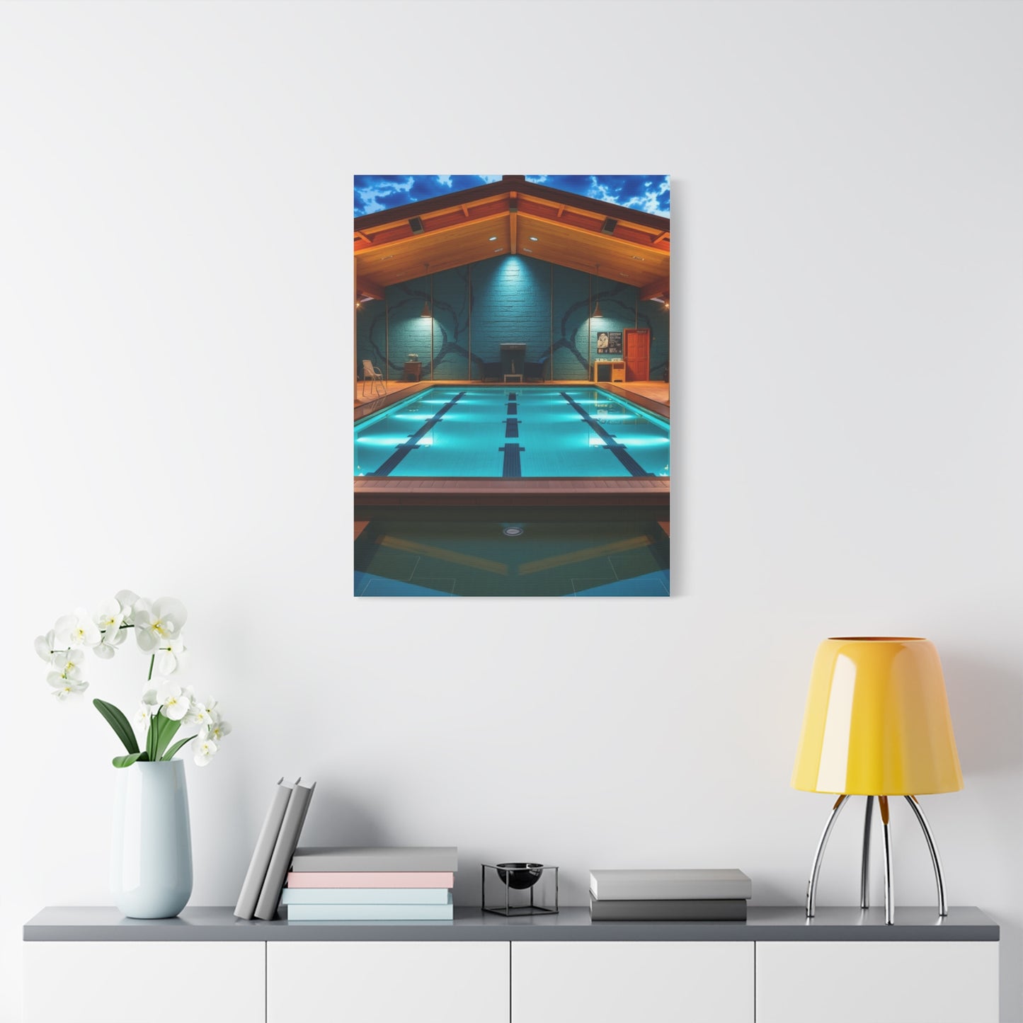 Supreme Swimming Pool Art Collection Wall Art & Canvas Print