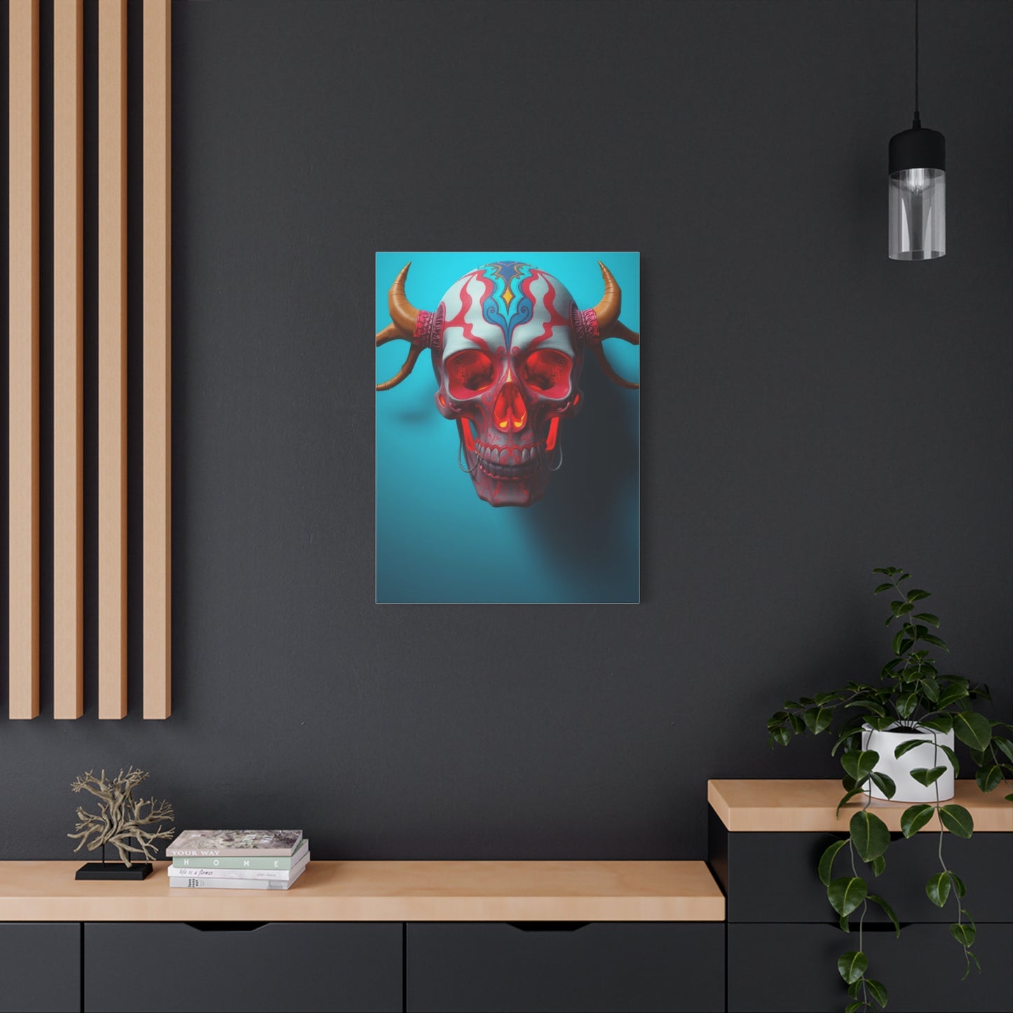 Elite 3D Trippy Skull Art By Ali Gulec Art Vision Wall Art & Canvas Print