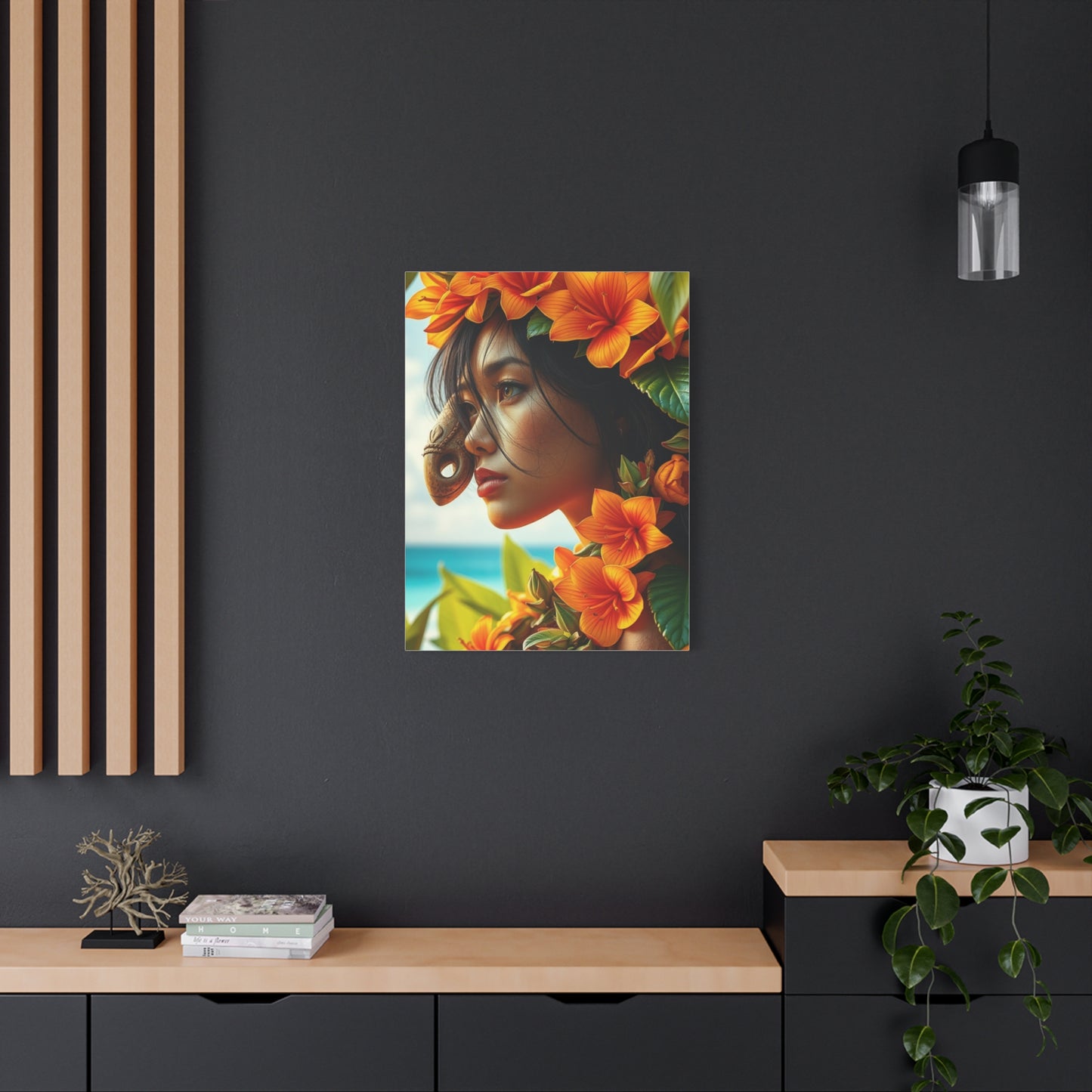 Opulent Island Impression Wall Art & Canvas Print