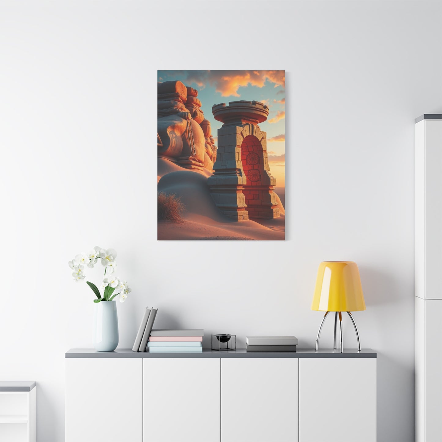 Starlit Dune Panorama Wall Art & Canvas Print