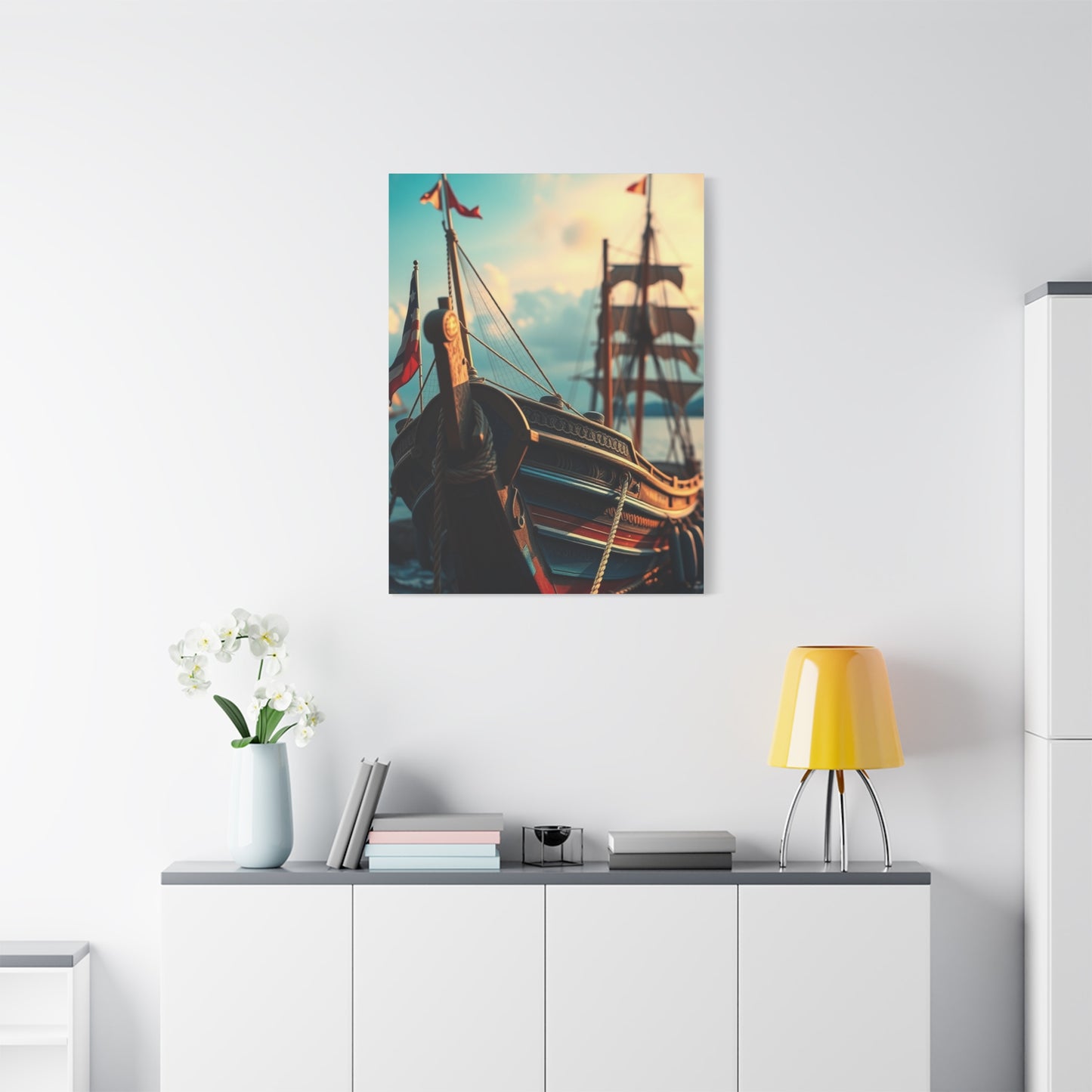 Seafaring Serenity Art Wall Art & Canvas Print