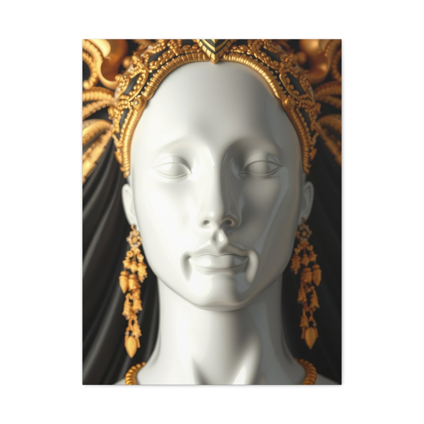 Black White and Gold Art Supreme Gallery Wall Art & Canvas Print