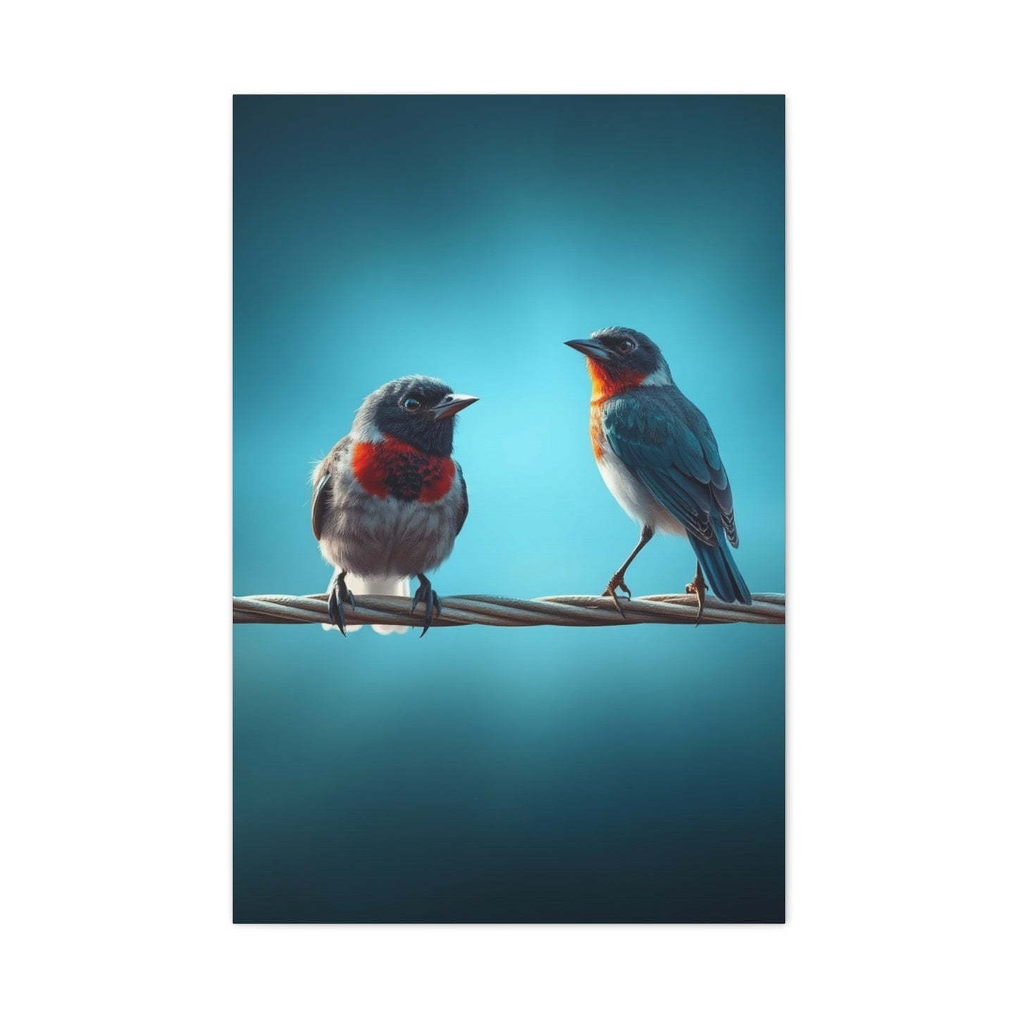 Birds On a Wire Art Supreme Gallery Wall Art & Canvas Print