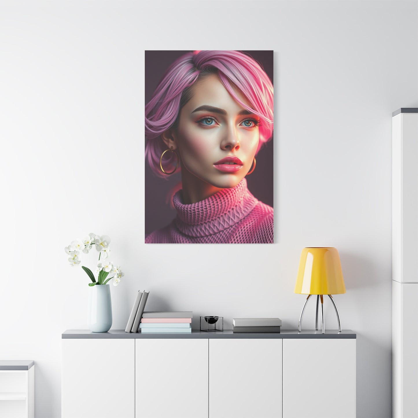 Rosé Reverie Canvas Wall Art & Canvas Print