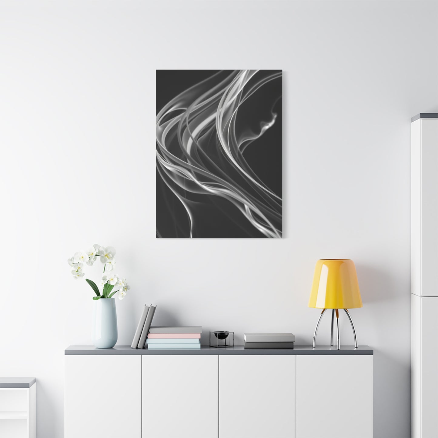 Vision Black and White Abstract Art Art Wall Art & Canvas Print