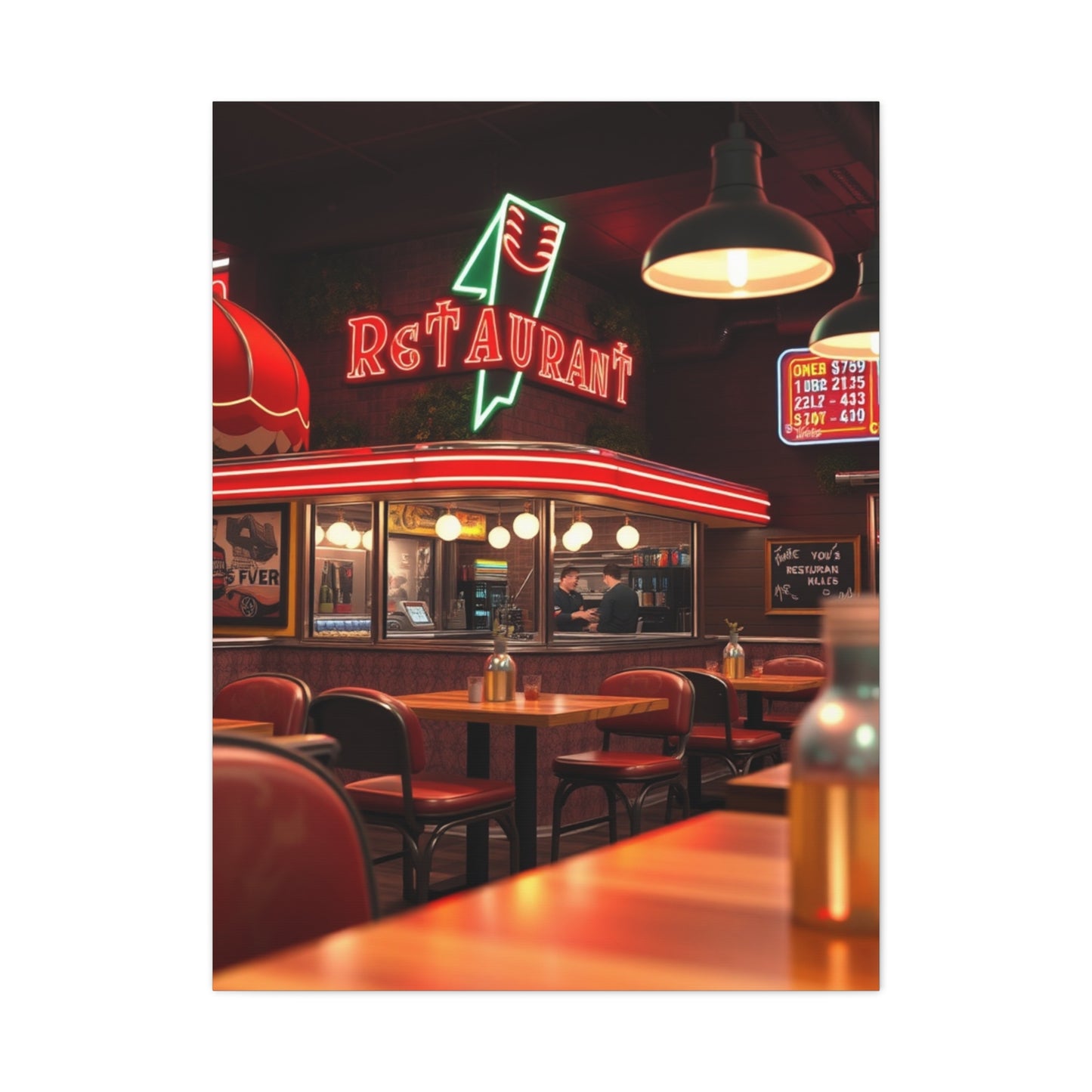Elite Restaurant & Diner Art Vision Wall Art & Canvas Print